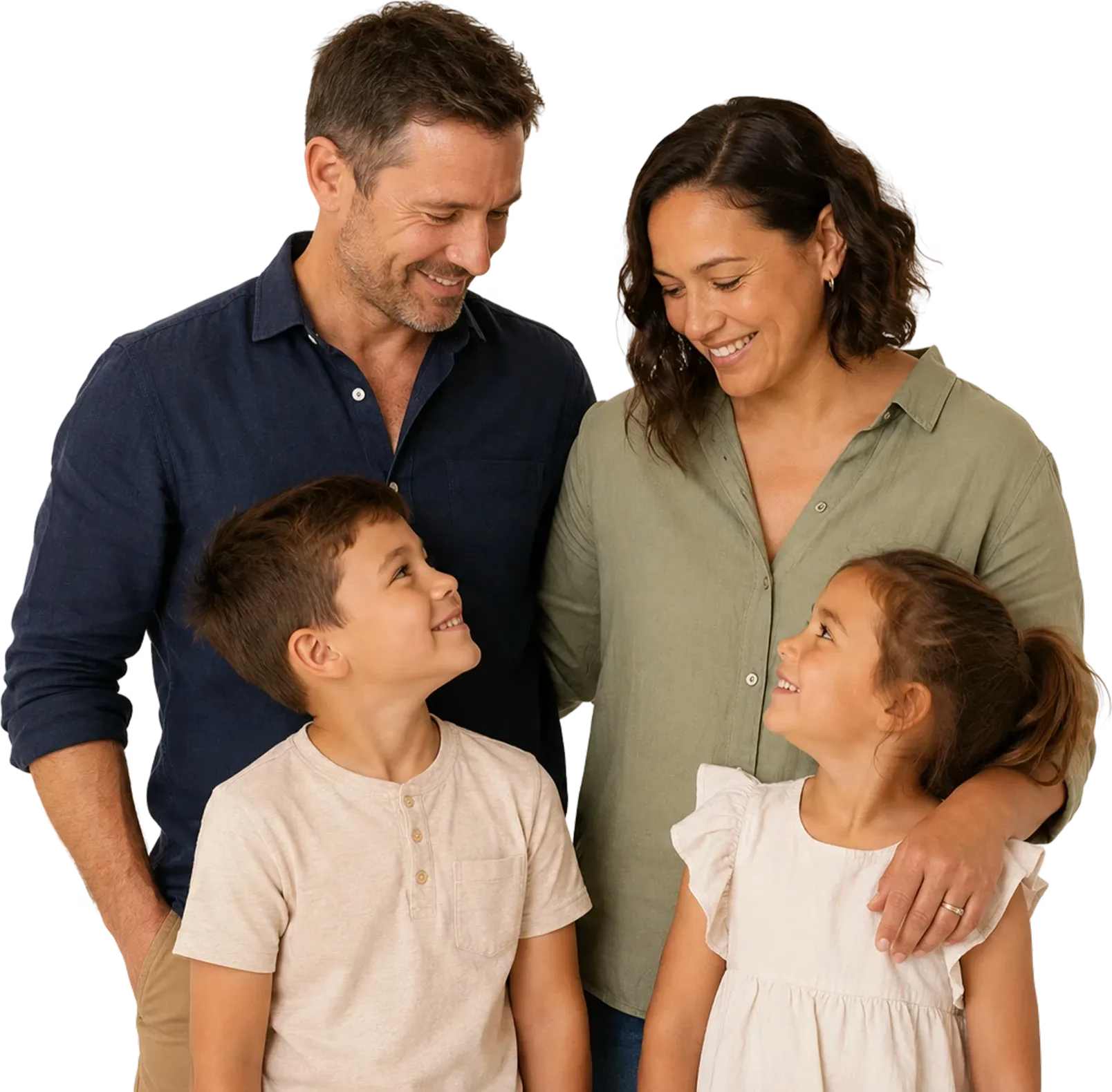 A New Zealand family together — the reason to get your money sorted